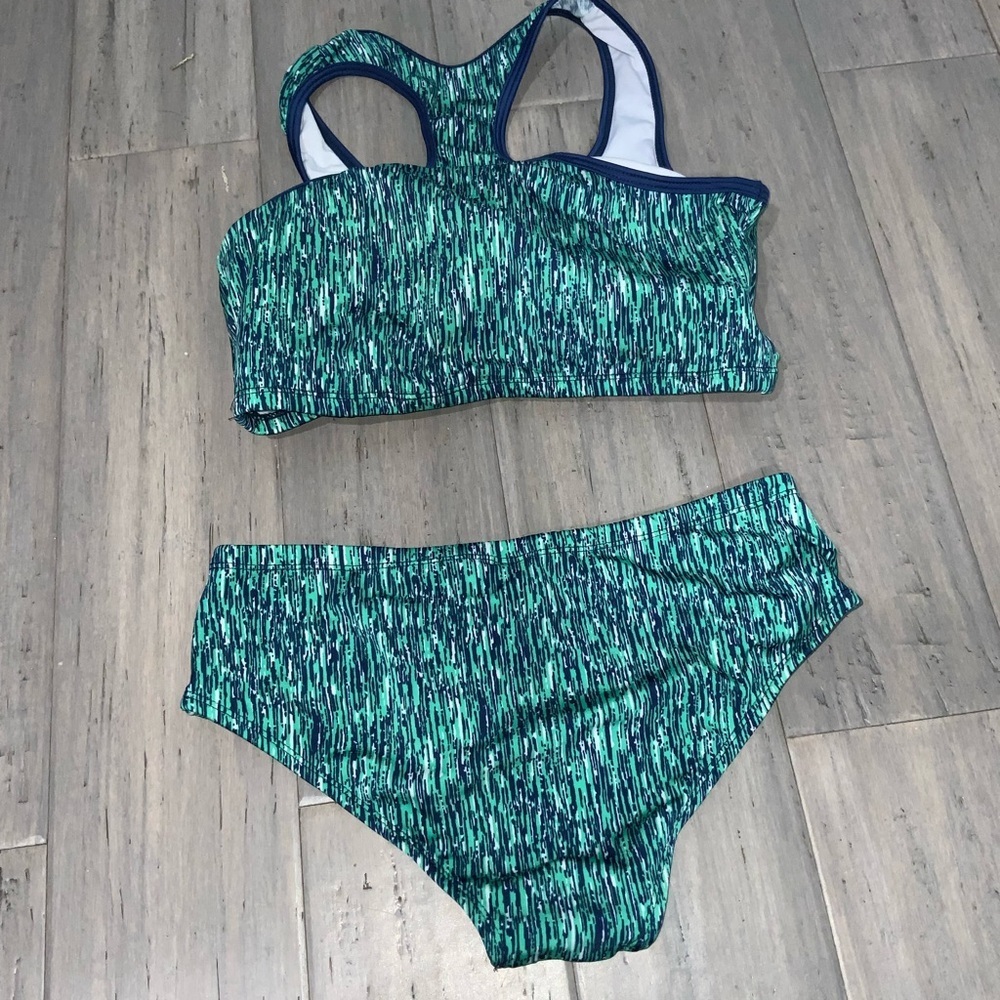 Green Patterned Bikini Set - Picture 5 of 8